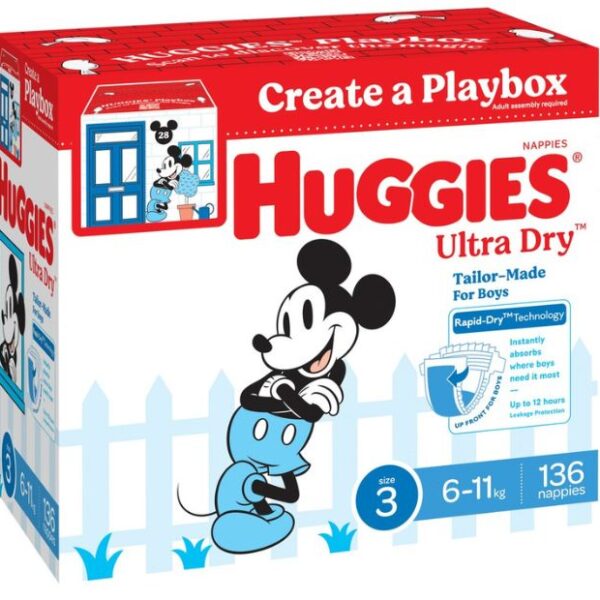 Huggies Ultra Dry Nappies Size 3