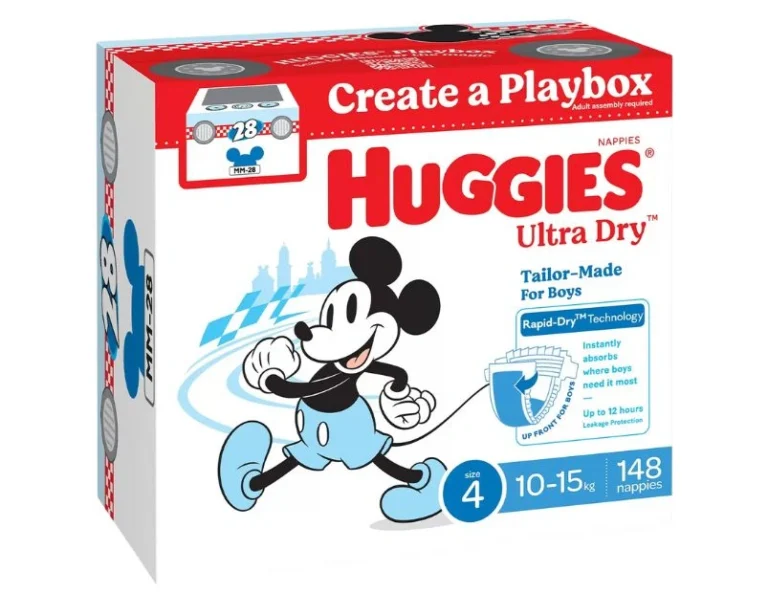Huggies Ultra Dry Nappies Girls Size 4
