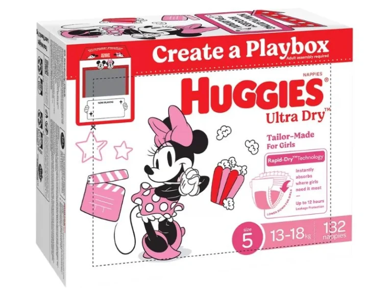 Huggies Ultra Dry Nappies Girls Size 5