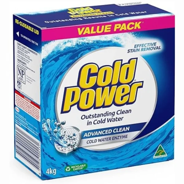 Cold Power Advanced Clean Laundry Powder Detergent 4kg